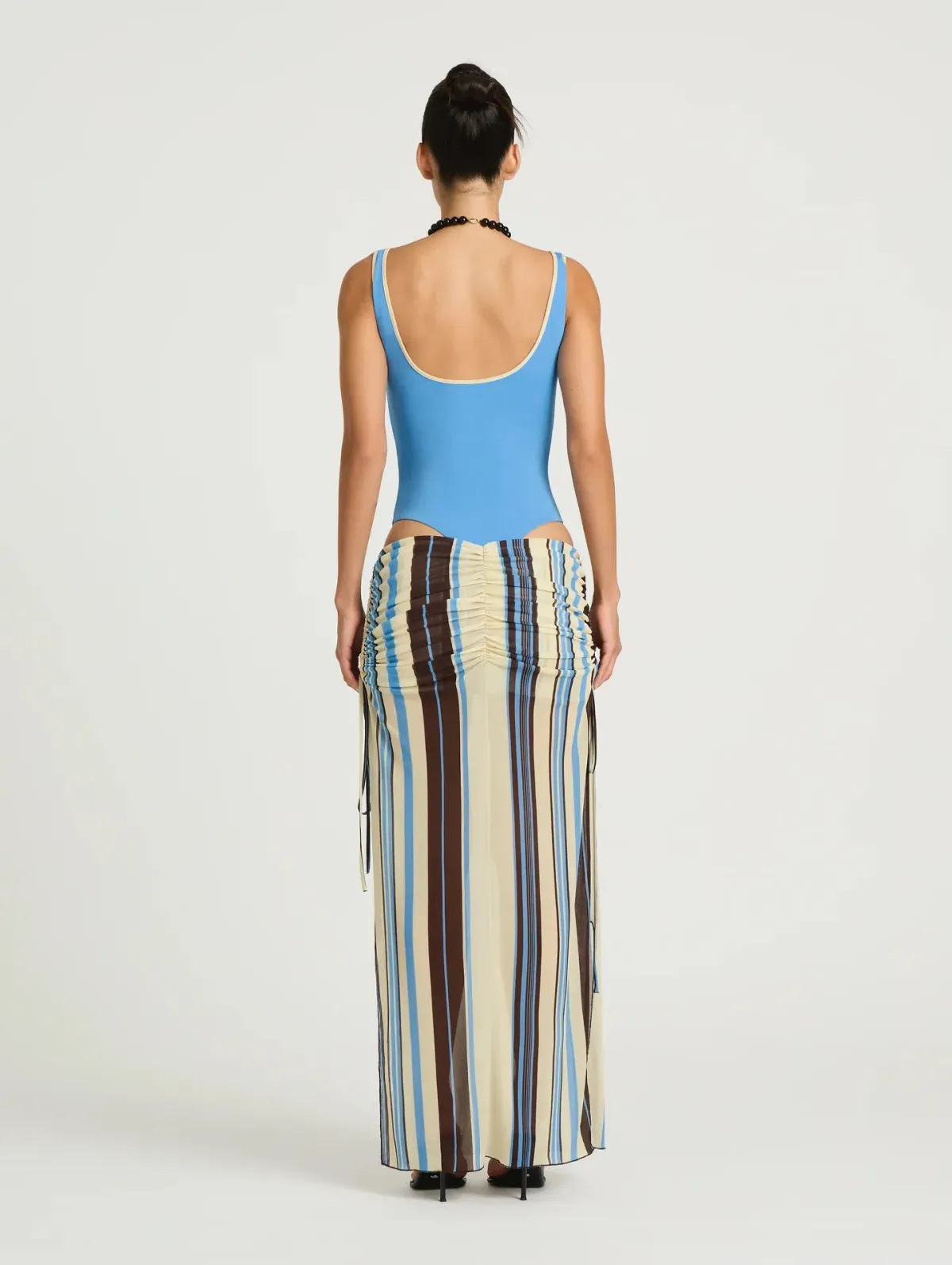 Benni Ayla Maxi and Addison Bodysuit in Ocean - Image 3