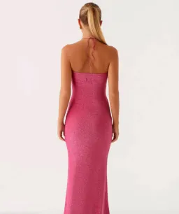 Lorenzo Maxi Dress - Raspberry for rent on The Volte - image 2