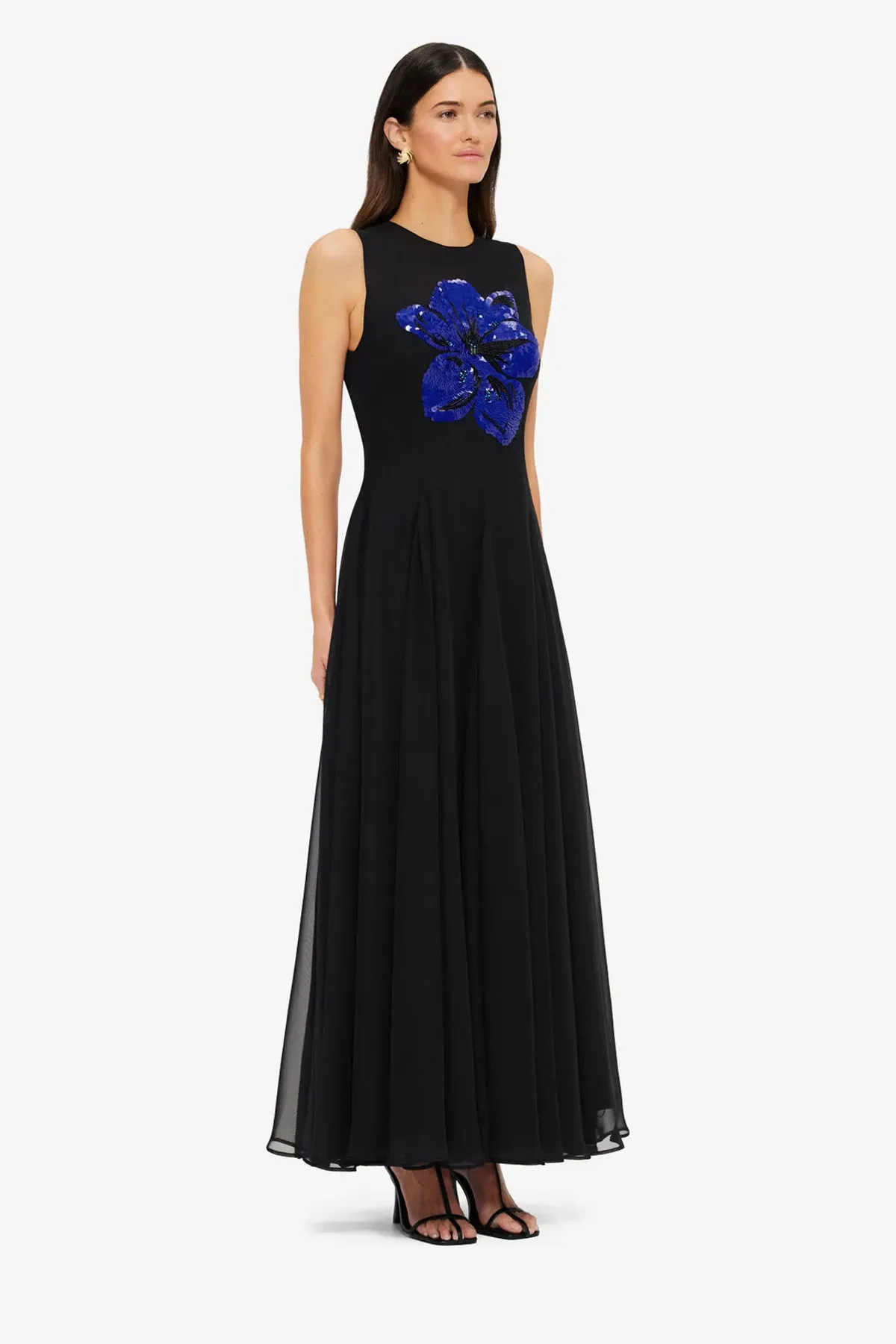 Leo Lin Linnea Embellished Maxi Dress | Size 8 - Image 5