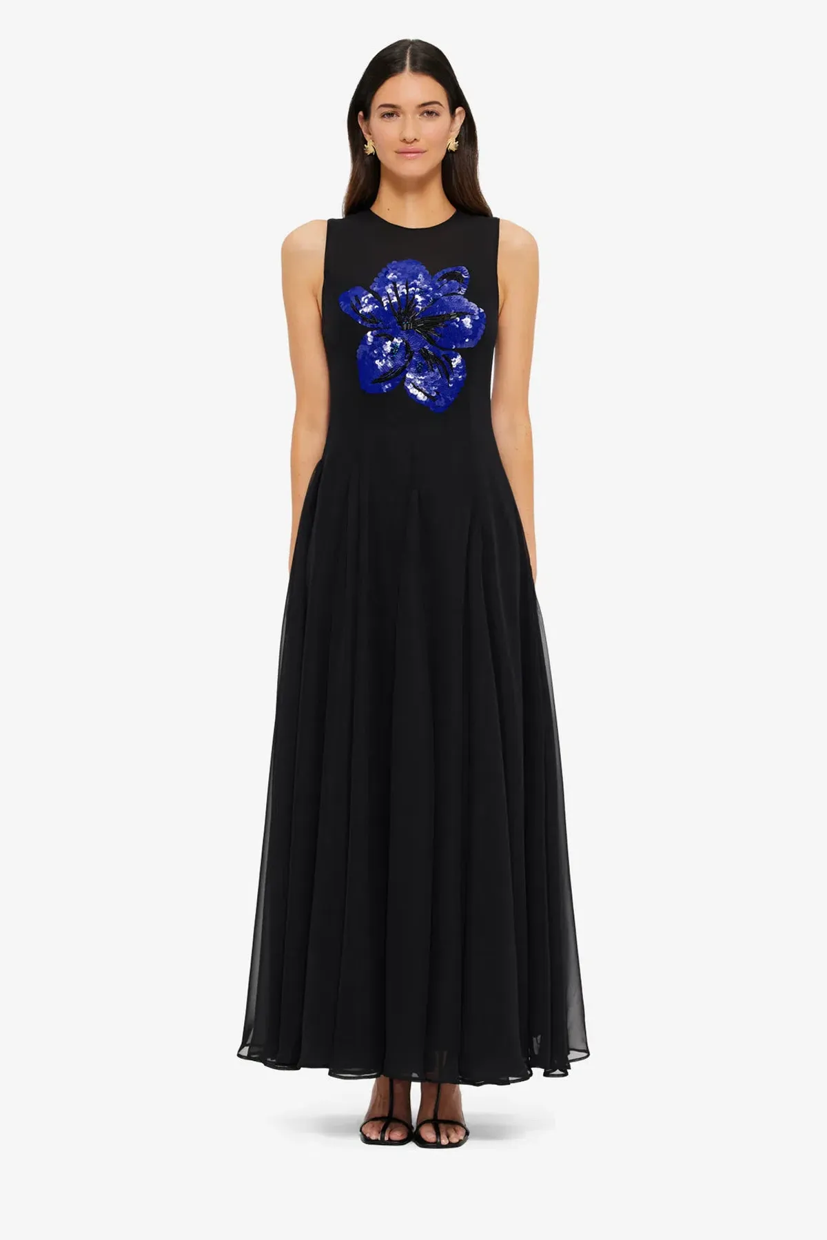 Leo Lin Linnea Embellished Maxi Dress | Size 8 - Image 3