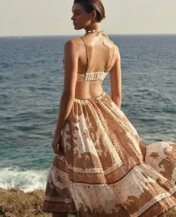 Zimmermann Maxine midi dress  for rent on The Volte - image 2