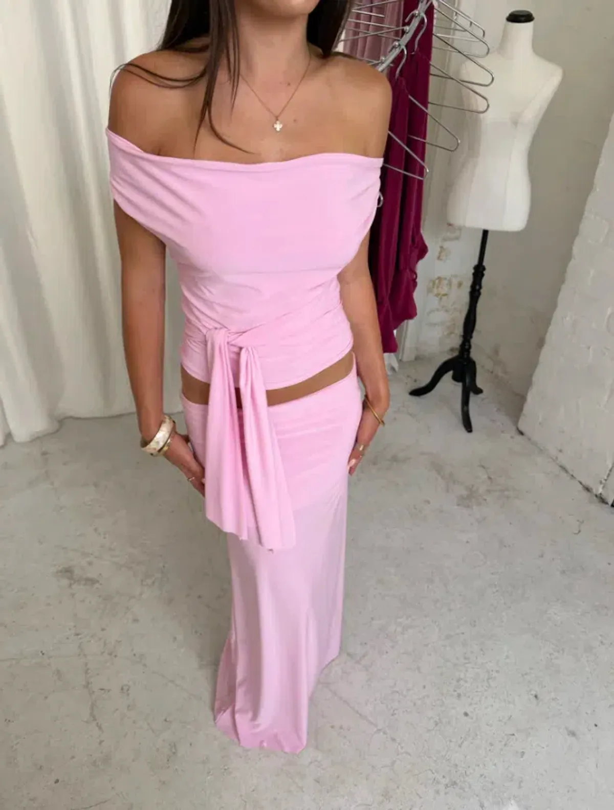 la marie, raya set, blubblegum, pink, size 8  - Image 1