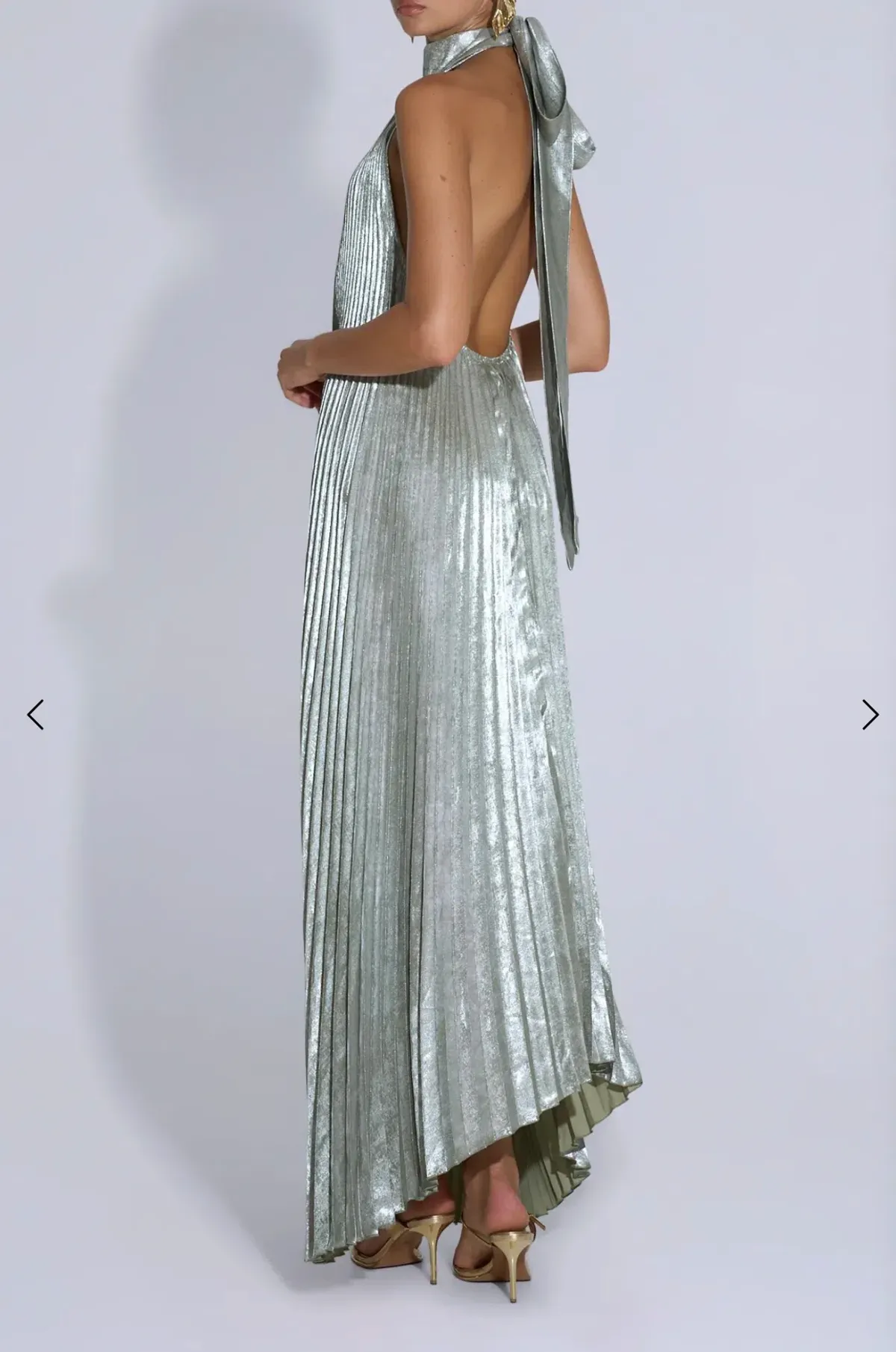 Lidee Opera Gown- Sage Shimmer  - Image 3