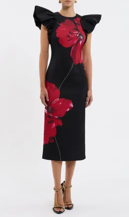 Rebecca Vallance Chaya Midi Black Size AU8 for rent on The Volte - image 1