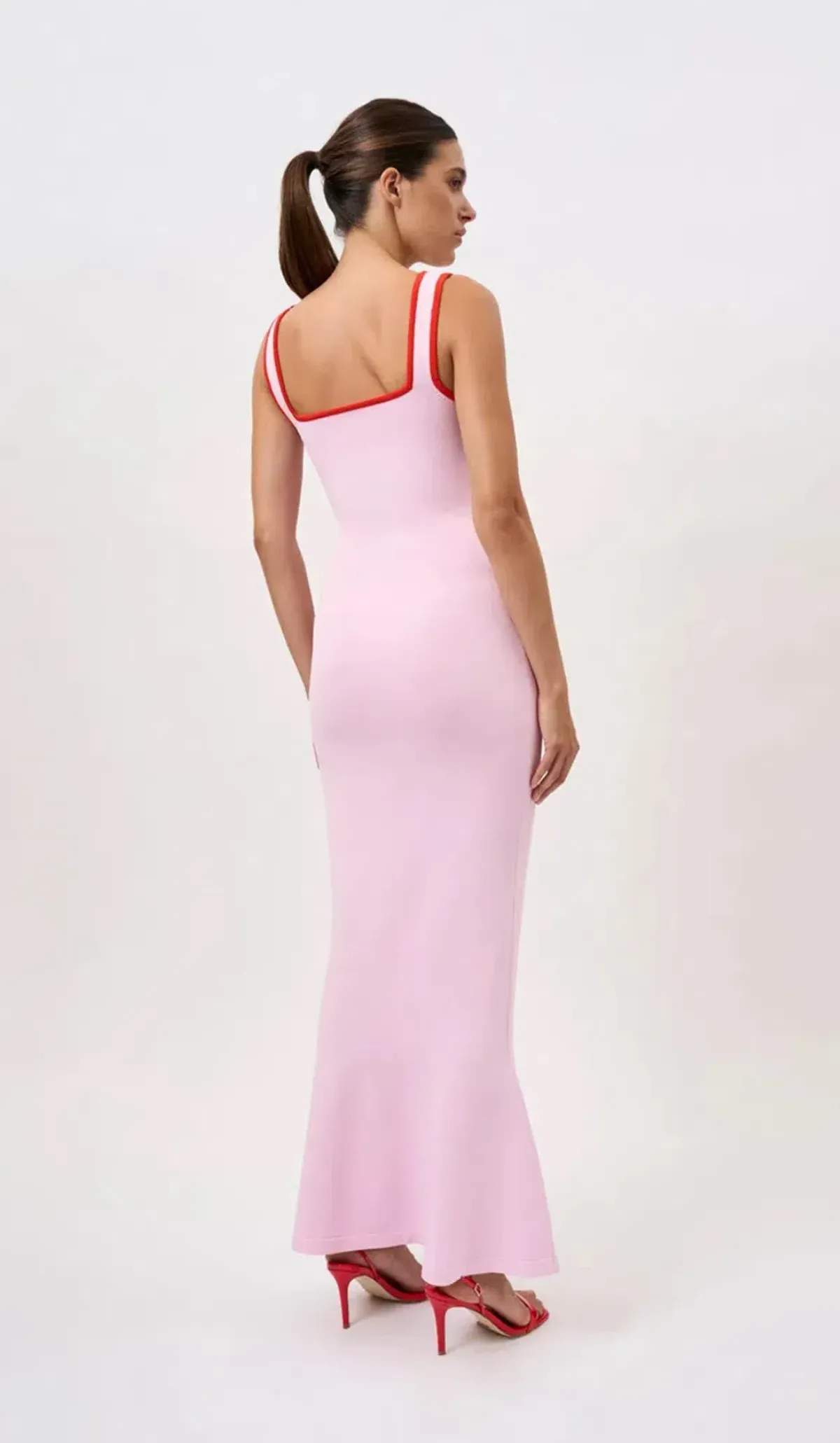 BY JOHNNY BELLE CONTRAST PIPE KNIT DRESS - Image 2