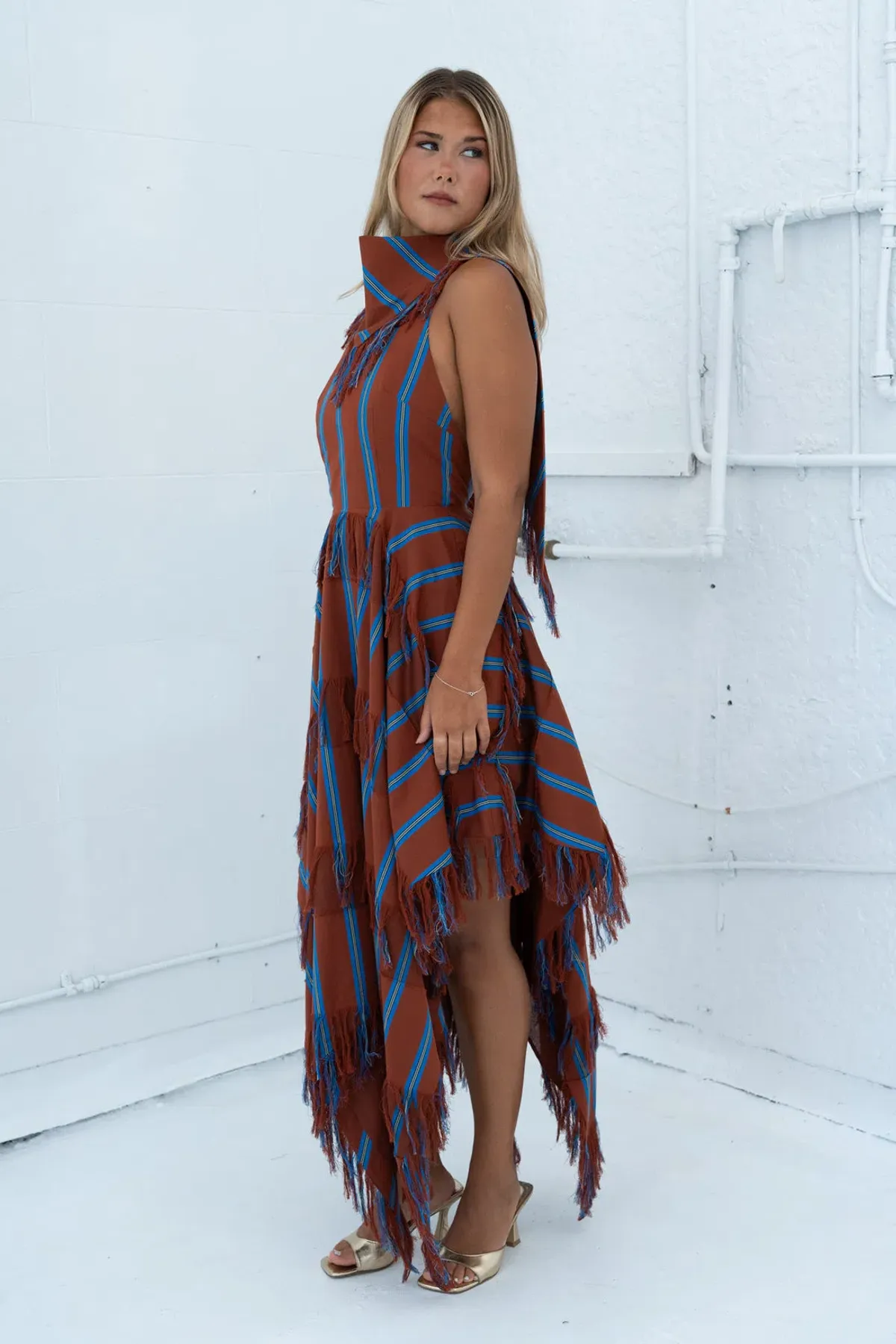 Alemais Noura Fringe Midi Dress- 8 - Image 1