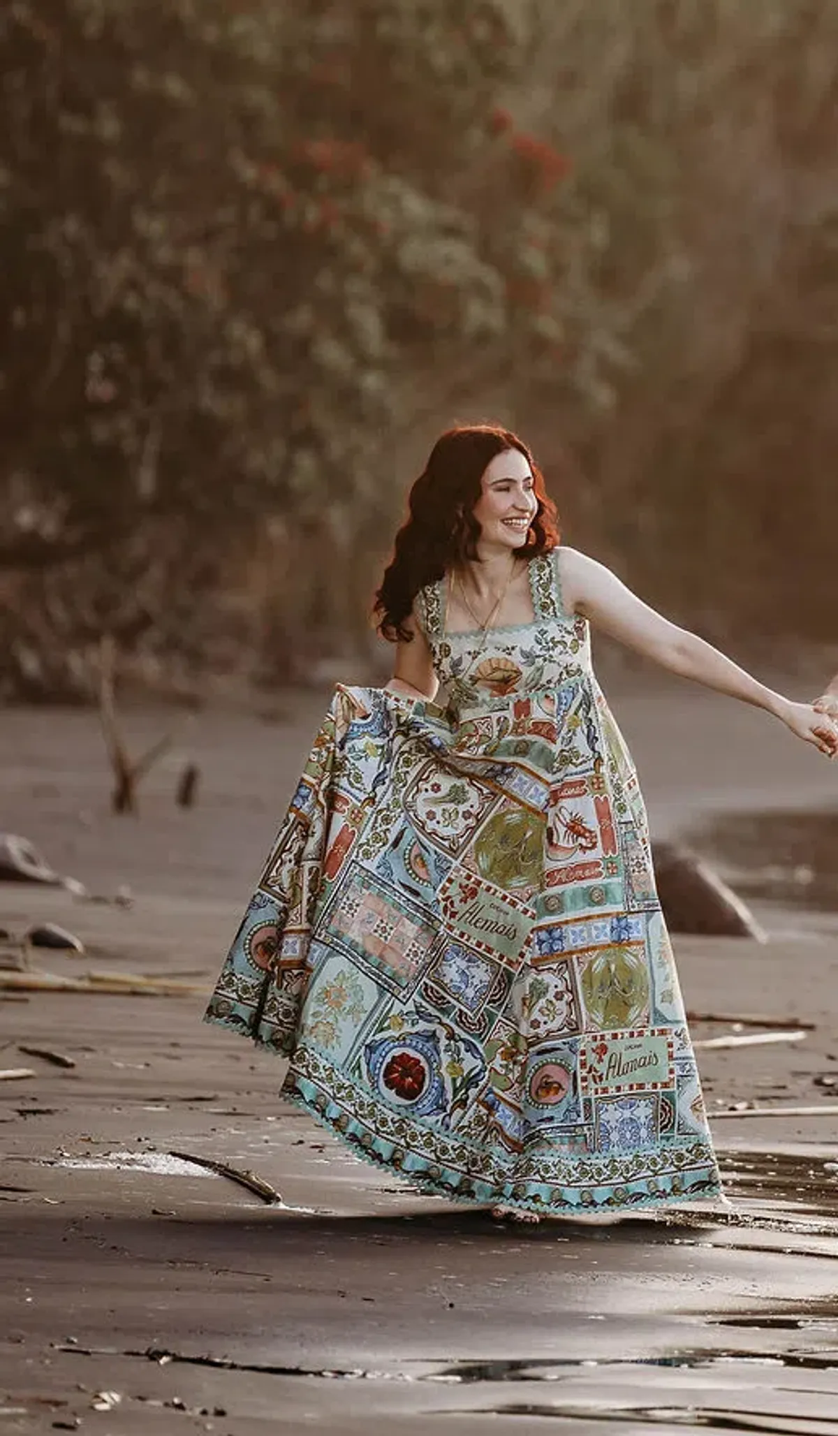 Alemais Tommasina Summer Dress in Multi Colour Size 8 AU - Image 5