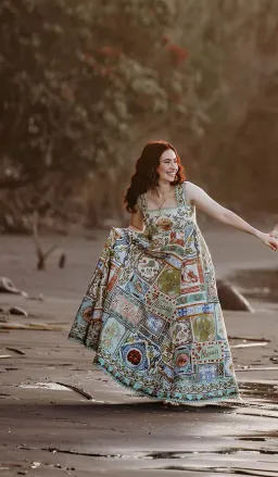 Alemais Tommasina Summer Dress in Multi Colour Size 8 AU for rent on The Volte - image 5