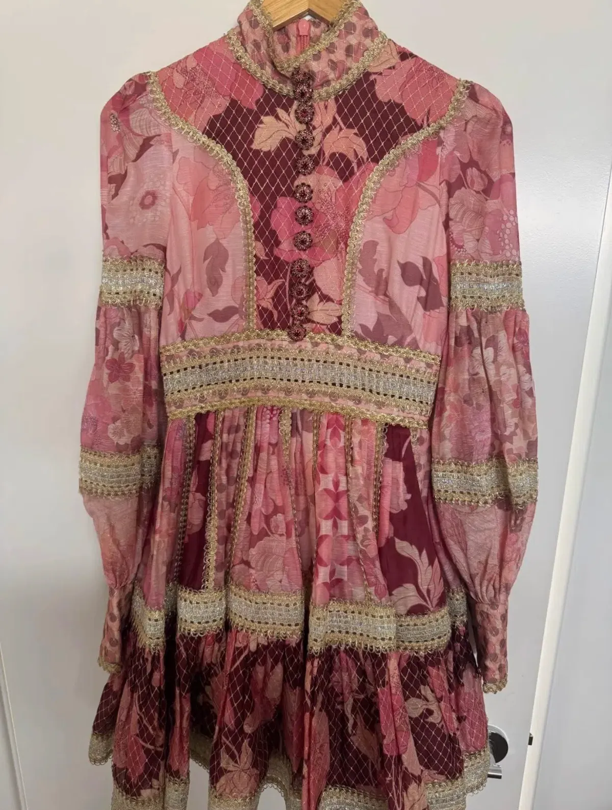 Zimmerman Concert Spliced Trim Dress - Image 2