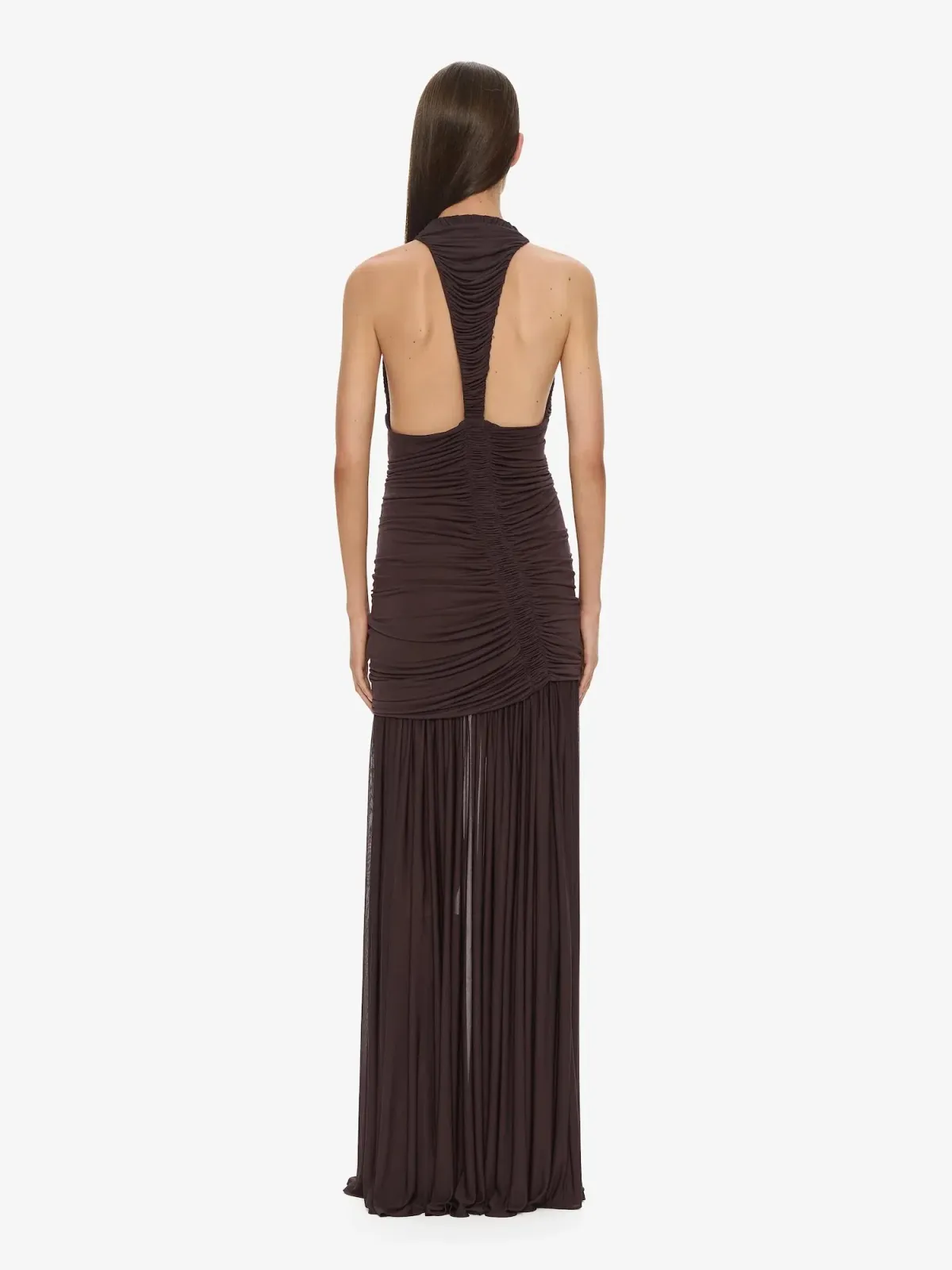 Christopher Esber Orion Gown in Malbec - Chocolate Size AU 10 - Image 10