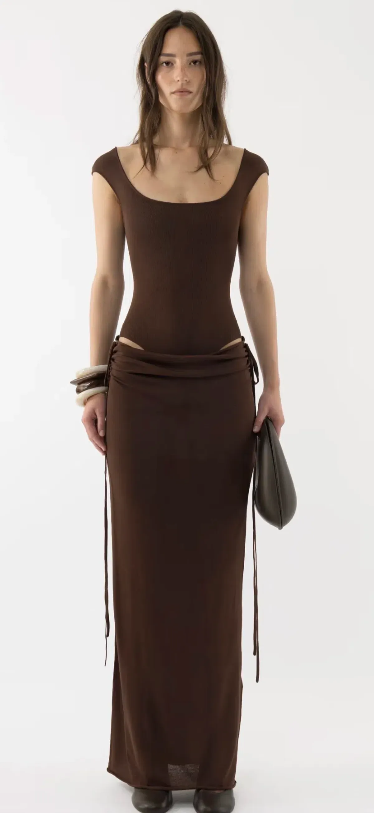 Arakii Draped Cut Out Dress - Image 3