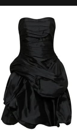 Aje Daybreak Strapless Mini Dress Black Size AU 16 for rent on The Volte - image 5