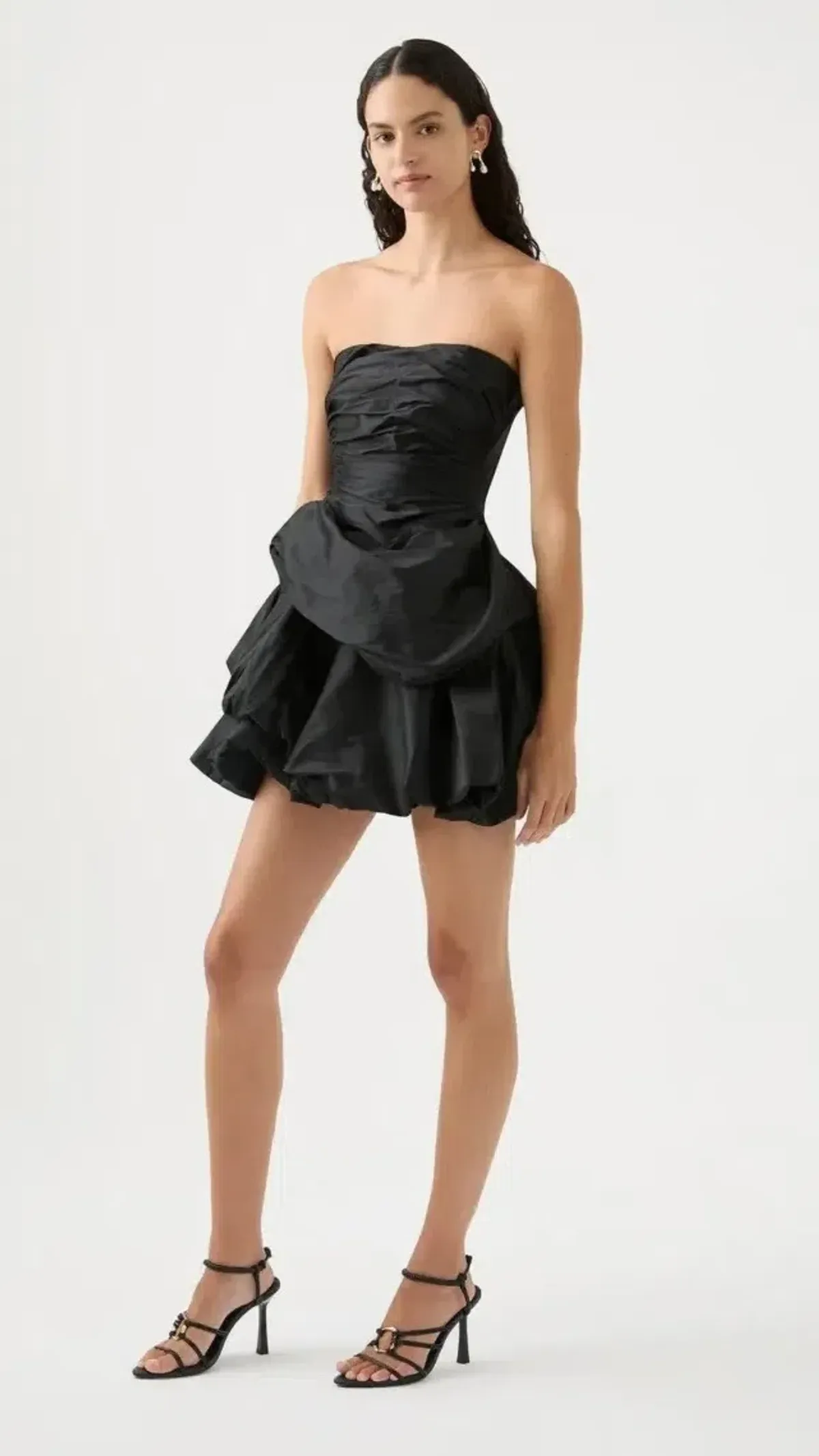 Aje Daybreak Strapless Mini Dress Black Size AU 16 - Image 2
