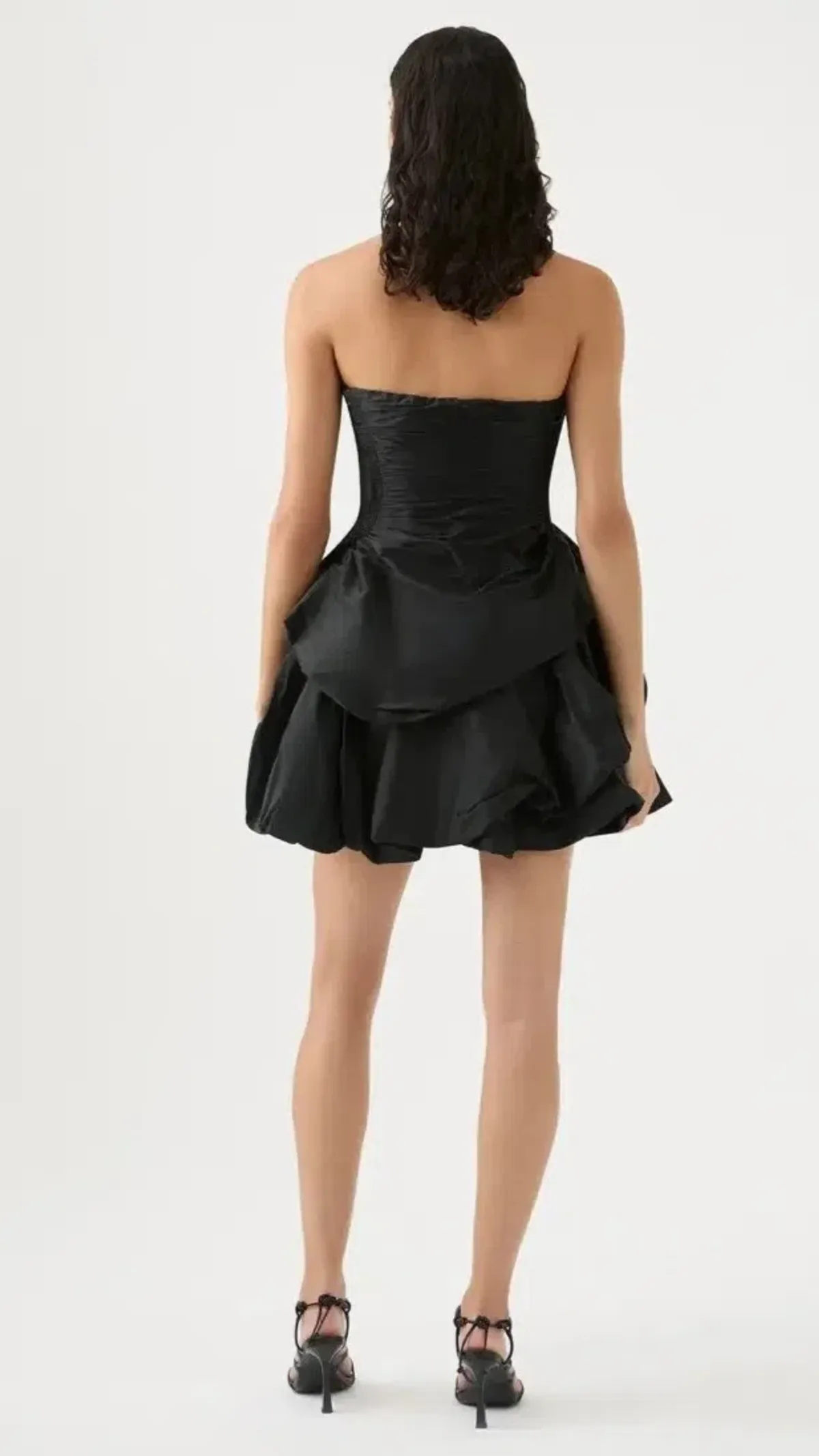 Aje Daybreak Strapless Mini Dress Black Size AU 16 - Image 3