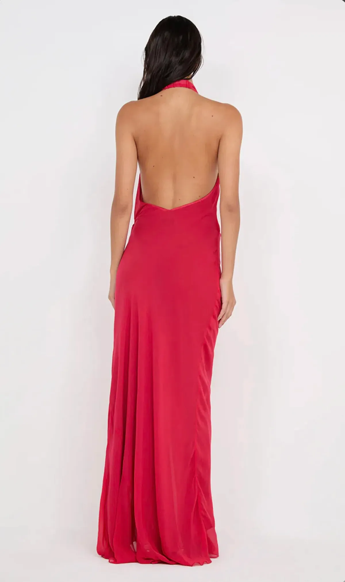 Bec & Bridge Soneva Wrap Dress in Strawberry Size 8 - Image 3