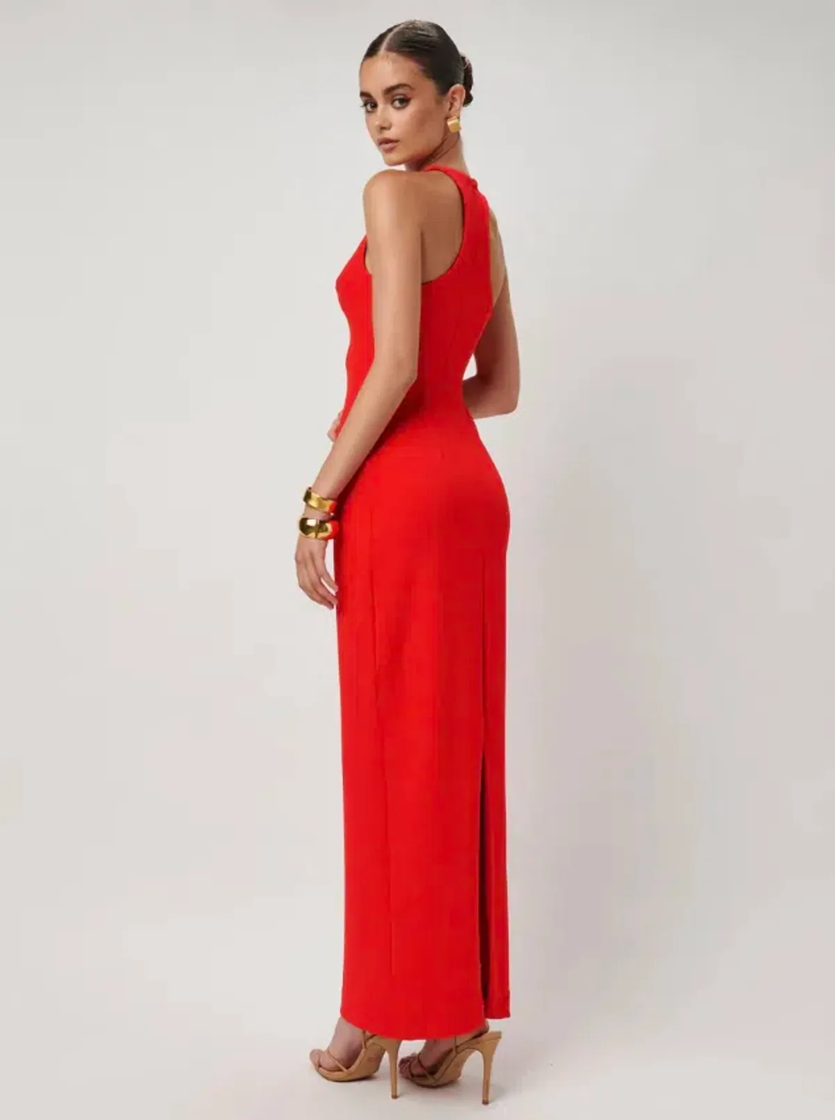Effie Kats Eiza Gown Red - Image 2