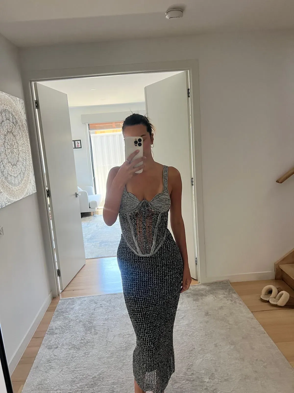 Dion Lee Midi Crochet dress  - Image 3