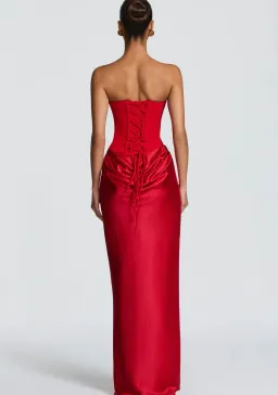 BABYBOO MAGGIE MAXI DRESS RED XS for rent on The Volte - image 2