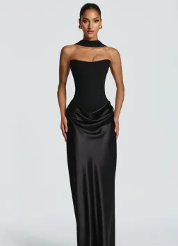 BABYBOO MAGGIE MAXI DRESS BLACK S for rent on The Volte - image 1