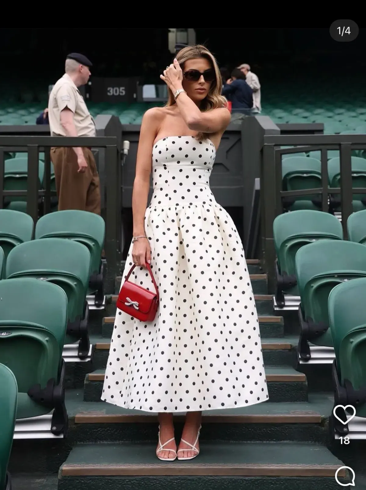 Self Portrait Polka Dot Dress - Image 1