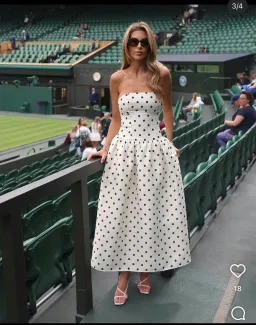 Self Portrait Polka Dot Dress for rent on The Volte - image 2