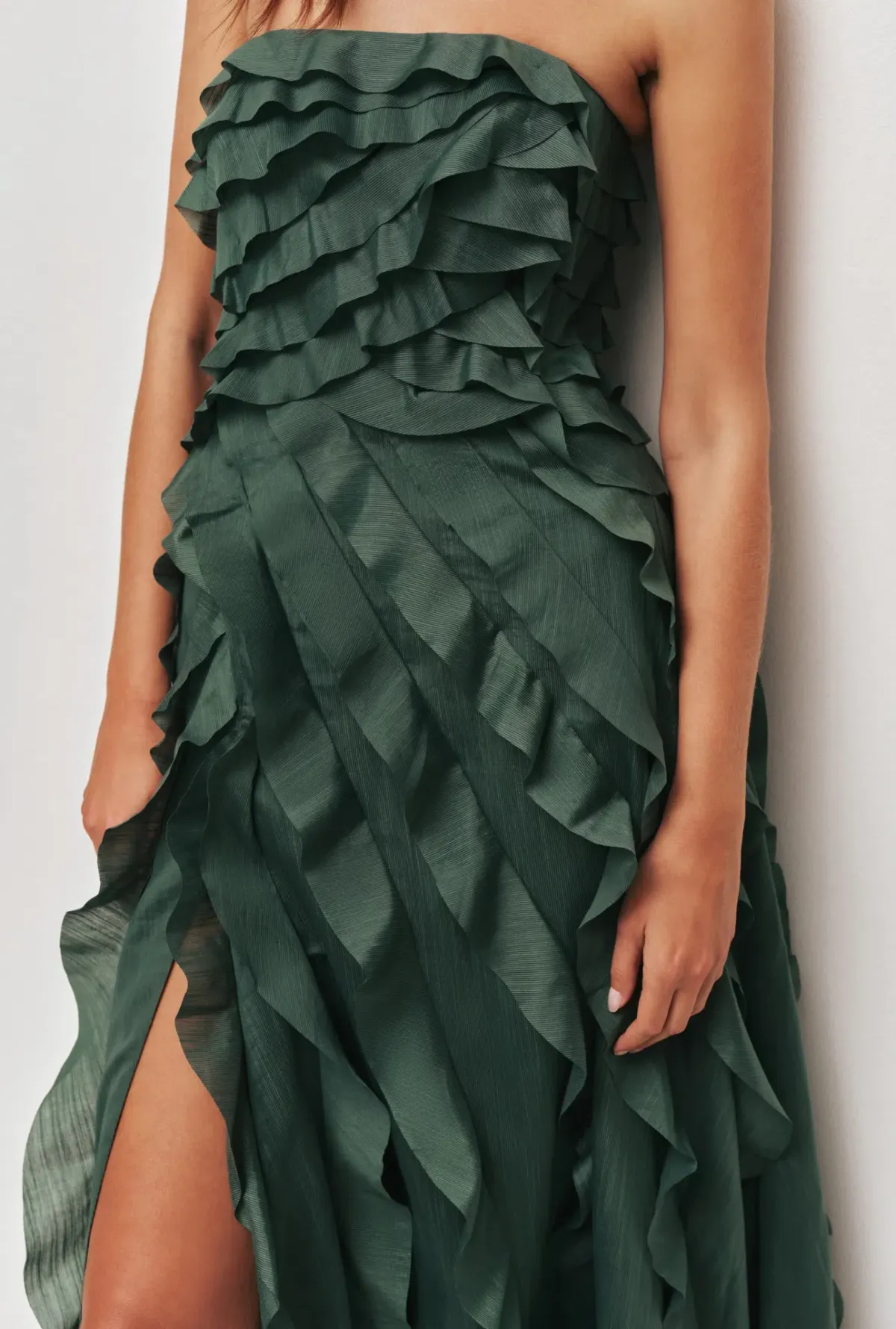 Aje Allairie Gown Size 16 Forest Green  - Image 2