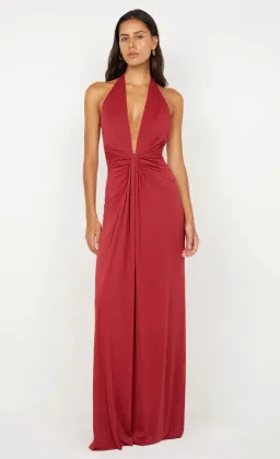 Bec & Bridge Susie Plunge Maxi Cherry Size S/AU 8 for rent on The Volte - image 1