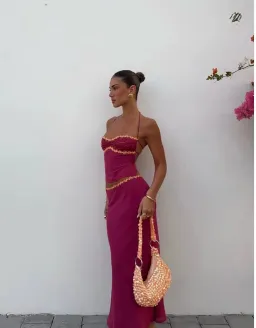 I Am Delilah Jemima Set Wine Size S/AU 8 for rent on The Volte - image 3