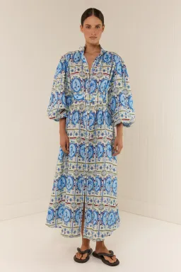 Palm Noosa Noddy Lagoona Tile Dress  for rent on The Volte - image 1