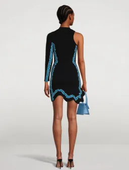 PH5 Manta Wavy One-Sleeve Mini Dress size M for rent on The Volte - image 2