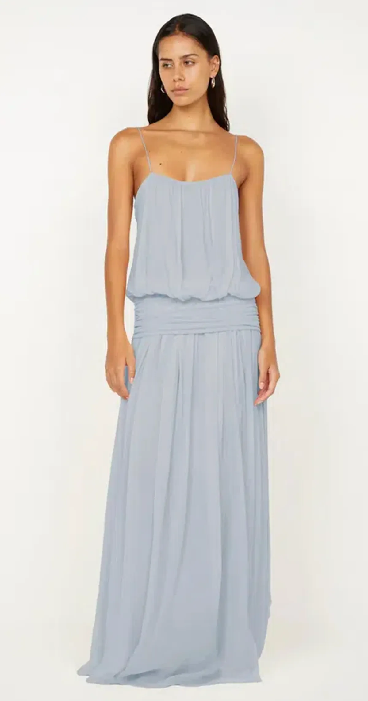 Bec + Bridge Camille Blouson Dress Cloud Blue - Image 1
