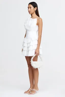 ACLER - Tremore Mini Dress Ivory for rent on The Volte - image 2
