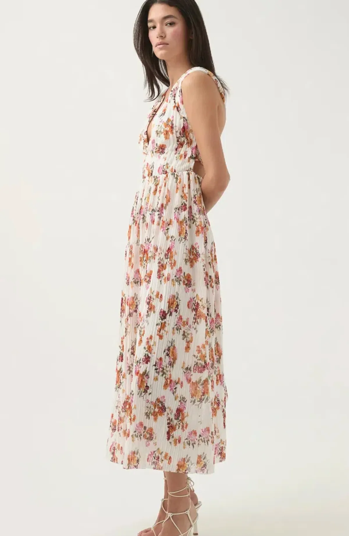 AJE - Becoming Bow Back Midi Dress - Image 1