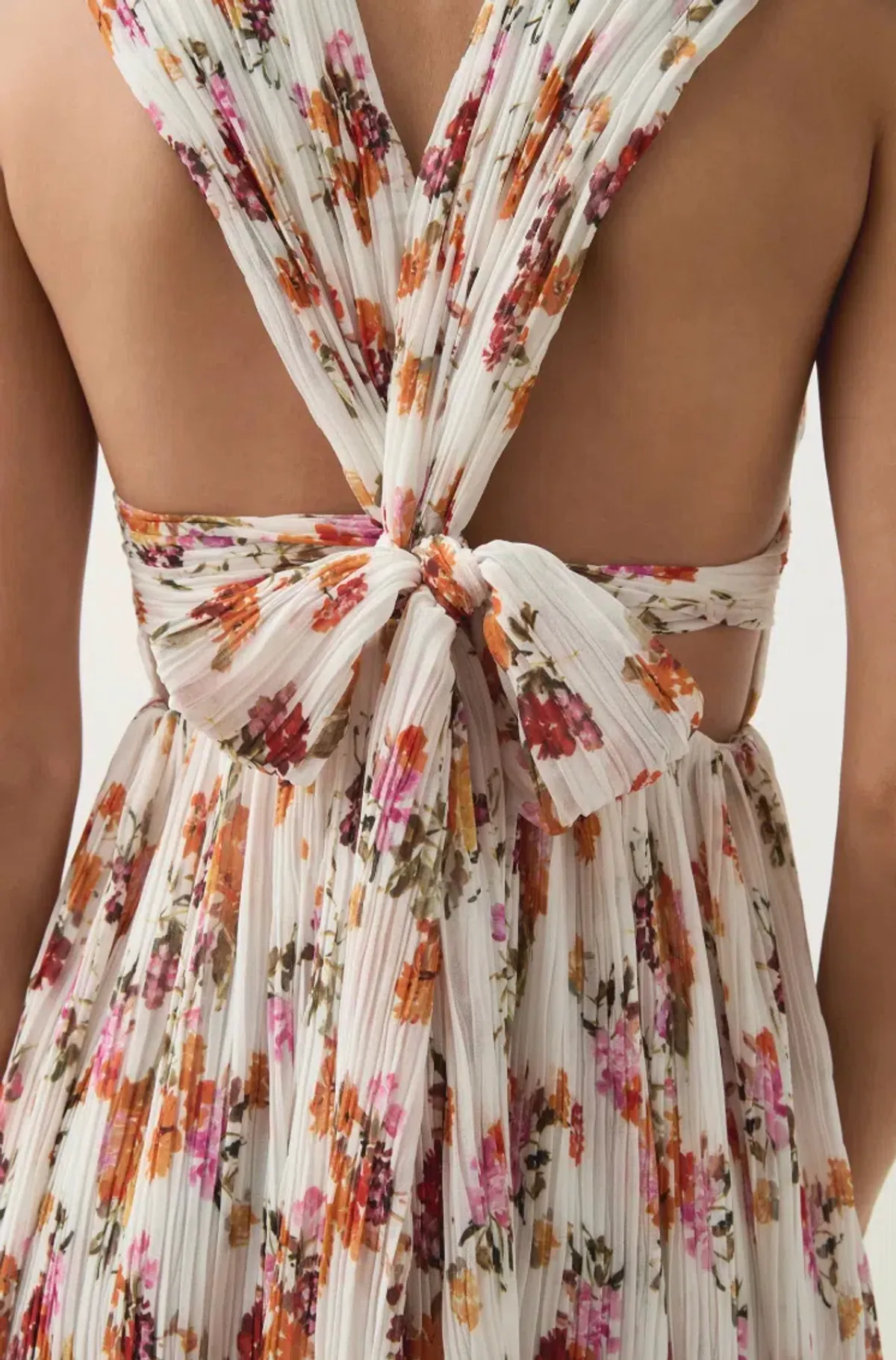 AJE - Becoming Bow Back Midi Dress - Image 3