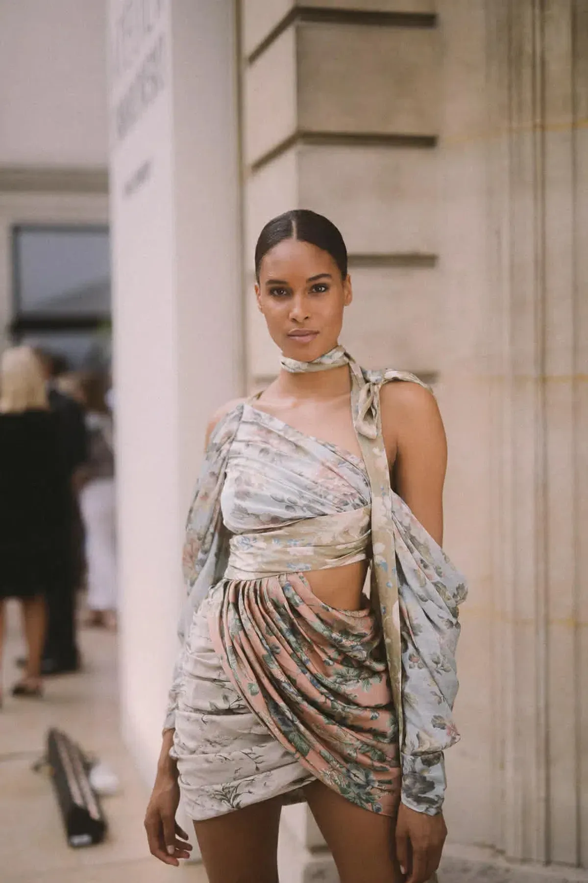 Zimmermann Unbridled Elixir Draped Silk Mini Dress Size 1 / AU 8 10 - Image 2