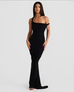 Melani The Label Maia Maxi Dress Black Size 10 for rent on The Volte - image 1