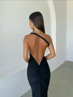 Melani The Label Maia Maxi Dress Black Size 10 for rent on The Volte - image 3