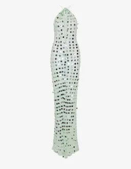 Misha The Mirror Bead Maxi Dress in Mint Size 8 for rent on The Volte - image 5