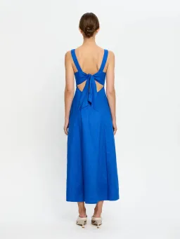 Kivari Elise Midi Dress; cobalt blue; size 10  for rent on The Volte - image 2