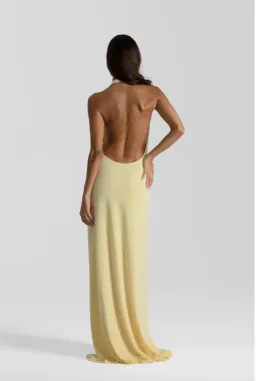 Natalie rolt, Winona Gown, Size 0 (au6) lemon for rent on The Volte - image 3