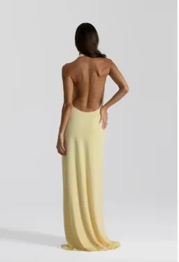 Natalie rolt, Winona Gown, Size 1 (au8) lemon for rent on The Volte - image 3