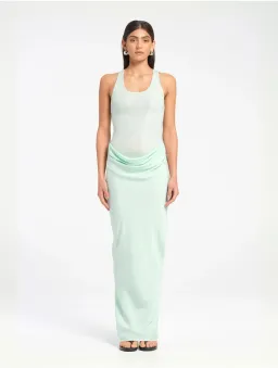 Benni Jade Maxi Dress Size 6 Bleached Aqua for rent on The Volte - image 2