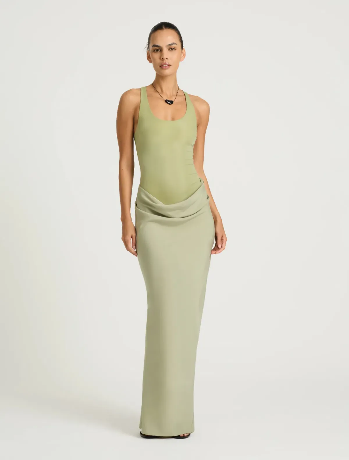 Benni Jade Maxi Dress Size 6 Pistachio  - Image 1