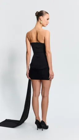 Effie Kats Soraya Mini Dress in Black Size M (10) for rent on The Volte - image 3
