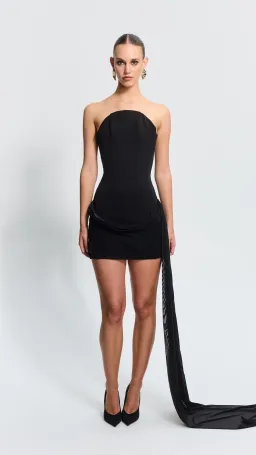 Effie Kats Soraya Mini Dress in Black Size M (10) for rent on The Volte - image 1