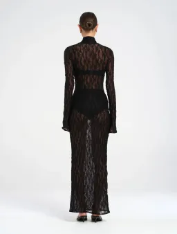 Dante Maxi Dress Size 6 Black for rent on The Volte - image 3