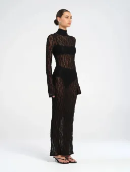 Dante Maxi Dress Size 6 Black for rent on The Volte - image 2