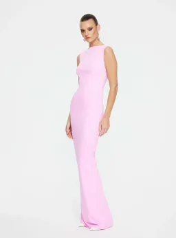 Effie Kats VERONA GOWN - Taffy Pink size 8 for rent on The Volte - image 2