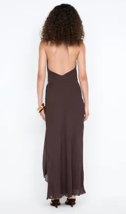Bec & Bridge SONEVA WRAP DRESS - Dark chocolate size 8 for rent on The Volte - image 3