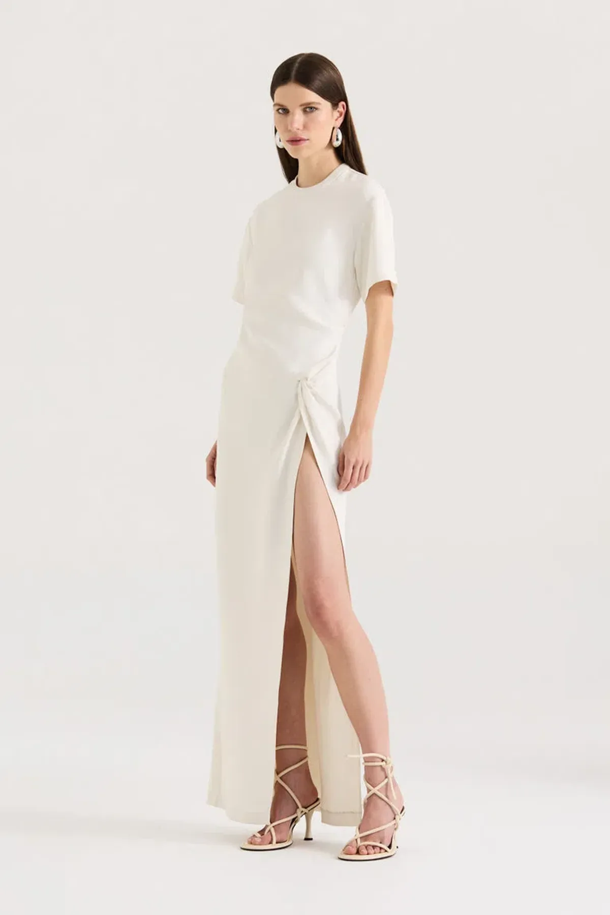 Henne Avila Maxi Dress in Cream Size 8 - Image 1